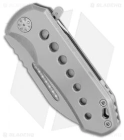 EOS Orca-Ti Frame Lock Knife Titanium/Blue Ano Clip (3" Bead Blast) 8 EOS Orca-Ti Frame Lock Knife Titanium/Blue Ano Clip (3" Bead Blast) -Benchmadess Zone EOS Orca S ti blue ano clip bb BHQ 75297 er spine