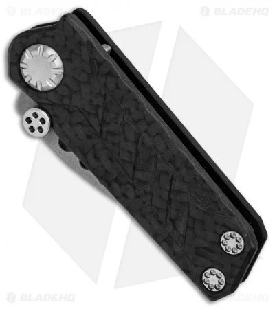 EOS Prawn Friction Folder Knife CF + Black Aluminum (2.1" Bead Blast) 5 EOS Prawn Friction Folder Knife CF + Black Aluminum (2.1" Bead Blast) - Image 3