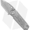 EOS Prawn Tanto Friction Folder Knife Titanium (2.1" Stonewash)