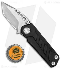 EOS Prawn Tanto Friction Folder Knife Black Aluminum (2.1" Stonewash) -Benchmadess Zone EOS Prawn Tanto Friction Folder Black Aluminum SW BHQ 80946 jr bottlecap