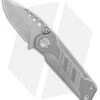 EOS Prawn Friction Folder Knife Titanium (2.1" Stonewash)
