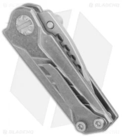 EOS Prawn Friction Folder Knife Titanium (2.1" Stonewash) -Benchmadess Zone EOS Prawn Ti 300 T SW BHQ 86333 er side