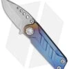 EOS Prawn Friction Folder Knife Flamed Titanium (2.1" Satin D2)