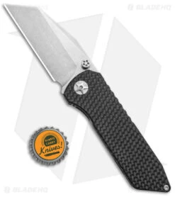 EOS Surgeon Frame Lock Knife Carbon Fiber (3.75" Stonewash CTS XHP) -Benchmadess Zone EOS Surgeon CF SW BHQ 82551 jr bottlecap