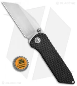 EOS Surgeon Frame Lock Knife Carbon Fiber (3.75" Satin) -Benchmadess Zone EOS Surgeon CF Satin BHQ 71839 jr bottlecap