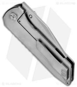 EOS Surgeon Frame Lock Knife Satin Titanium (3.75" Satin) -Benchmadess Zone EOS Surgeon Ti Satin BHQ 71840 jr side