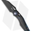 EOS Urchin Friction Folding Knife BlackTi/Black CF (3.125" Black Nitro-V) -Benchmadess Zone EOS Urchin Black Handles CF Blue HW Black BHQ 98751 jr