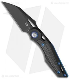 EOS Urchin Friction Folding Knife BlackTi/Black CF (3.125" Black Nitro-V)
