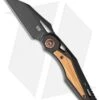 EOS Urchin Friction Folding Knife Black DLC Ti/Copper (3.125" DLC Nitro-V)