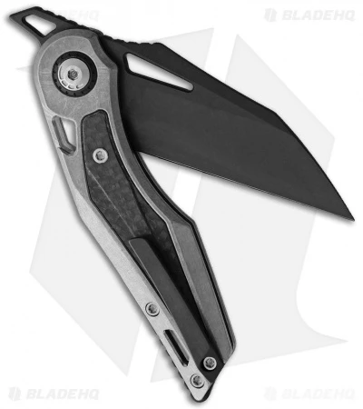 EOS Urchin Friction Folding Knife SW Ti/Black CF (3.125" Black DLC Nitro-V) 4 EOS Urchin Friction Folding Knife SW Ti/Black CF (3.125" Black DLC Nitro-V) - Image 2