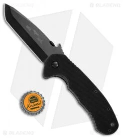 Emerson Baracuda Signature Series Liner Lock Knife Black G-10 (3.625" Black) -Benchmadess Zone Emerson Baracuda BHQ 67894 jr bottlecap