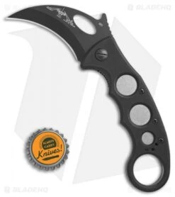 Emerson Combat Karambit BT Liner Lock Folder Knife (2.6" Black) 2003 -Benchmadess Zone Emerson Combat Karambit BT black 2003 BHQ 71894 er size