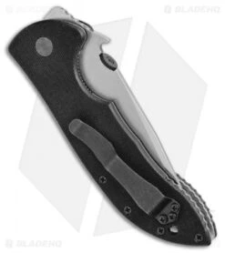 Emerson Commander SF Folding Knife Wave Opener (3.75" Stonewash) -Benchmadess Zone Emerson Commander SF Wave Opener SW BHQ 8109 jr side