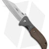 Emerson Custom Seax Liner Lock Knife OD Green Micarta (3.9" Satin) -Benchmadess Zone Emerson Custom Seax LL OD Green Micarta Satin BHQ 174836 jr