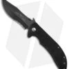 Emerson Iron Dragon Frame Lock Knife Black G-10 (3.75" Black Serr) BTS -Benchmadess Zone Emerson Iron Dragon Black G 10 Black Serr BTS BHQ 67703 jr