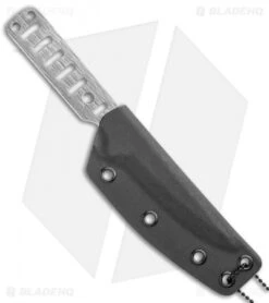 Emerson Kwaiken Neck Knife Fixed Blade (3.5" Rough Finish) -Benchmadess Zone Emerson Kwaiken Neck Knife Blade Rough Finish Satin BHQ 110513 jr sheath