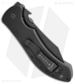 Emerson Market Skinner Liner Lock Knife Black G-10 (3.9" Black) MKT-BT -Benchmadess Zone Emerson Market Skinner LL Black G 10 Black BHQ 96219 jr side