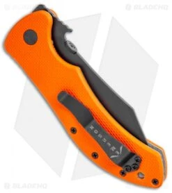 Emerson Market Skinner Liner Lock Knife Orange G-10 (3.9" Black) -Benchmadess Zone Emerson Market Skinner LL Orange G 10 Black BHQ 110499 jr side