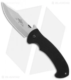 Emerson Tiger Liner Lock Knife Black G-10 (3.8" Stonewash)