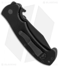 Emerson Tiger Liner Lock Knife Black G-10 (3.8" Black) -Benchmadess Zone Emerson Tiger LL Black G 10 Black BHQ 80583 jr side