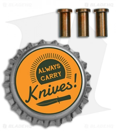 Hinderer 3.5 XM-18 Fatty Edition Titanium Nut Set - Bronze 5 Hinderer 3.5 XM-18 Fatty Edition Titanium Nut Set - Bronze - Image 3