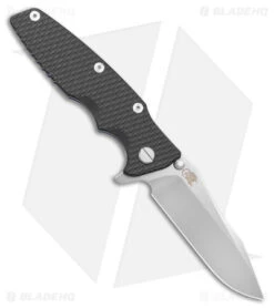 Hinderer Eklipse Frame Lock Knife Black G-10/Battle Blue LH (3.5" Stonewash)