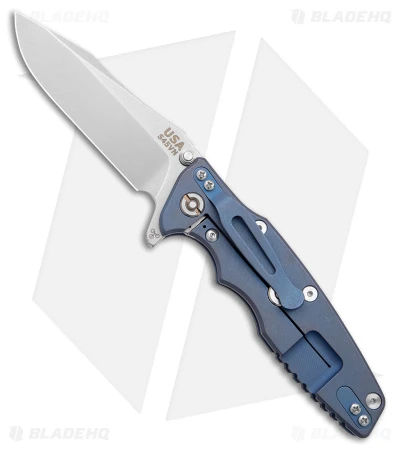 Hinderer Eklipse Frame Lock Knife Black G-10/Battle Blue LH (3.5" Stonewash) 4 Hinderer Eklipse Frame Lock Knife Black G-10/Battle Blue LH (3.5" Stonewash) - Image 2