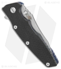 Hinderer Eklipse Frame Lock Knife Black G-10/Battle Blue LH (3.5" Stonewash) 10 Hinderer Eklipse Frame Lock Knife Black G-10/Battle Blue LH (3.5" Stonewash) -Benchmadess Zone Hinderer Eklipse FL Black G 10 Battle Blue SW BHQ 179387 jr side