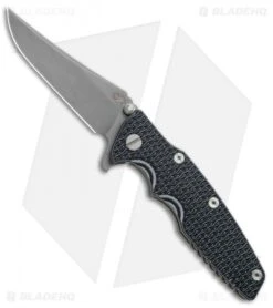 Hinderer Knives Eklipse Gen 2 Bowie Knife Black/Gray G-10 (3.5" Gray DLC)