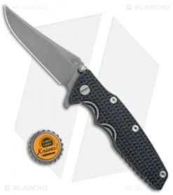 Hinderer Knives Eklipse Gen 2 Bowie Knife Black/Gray G-10 (3.5" Gray DLC) -Benchmadess Zone Hinderer Eklipse Gen 2 Bowie Blk Gry G 10 Gry DLC BHQ 67377 jr bottlecap 2