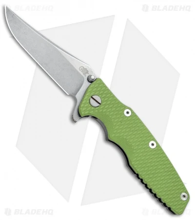 Hinderer Knives Eklipse Gen 2 Bowie Knife Green G-10 (3.5" Stonewash) 3 Hinderer Knives Eklipse Gen 2 Bowie Knife Green G-10 (3.5" Stonewash)