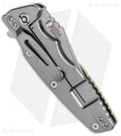 Hinderer Knives Eklipse Gen 2 Bowie Knife Green G-10 (3.5" Stonewash) 7 Hinderer Knives Eklipse Gen 2 Bowie Knife Green G-10 (3.5" Stonewash) -Benchmadess Zone Hinderer Eklipse Gen 2 Bowie Green SW BHQ 52233 jr side 2