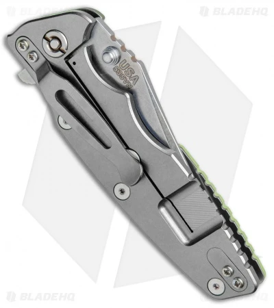 Hinderer Knives Eklipse Gen 2 Bowie Knife Green G-10 (3.5" Stonewash) 5 Hinderer Knives Eklipse Gen 2 Bowie Knife Green G-10 (3.5" Stonewash) - Image 3