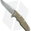 Hinderer Knives Eklipse Gen 2 Bowie Knife Tan G-10/Blue Ti (3.5" Stonewash) 2 Hinderer Knives Eklipse Gen 2 Bowie Knife Tan G-10/Blue Ti (3.5" Stonewash) -Benchmadess Zone Hinderer Eklipse Gen 2 Bowie Tan Blue BHQ 52227 jr