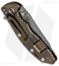 Hinderer Knives Fatty Edition XM-18 3.5 Wharncliffe Knife Jade/Bronzed (SW) 7 Hinderer Knives Fatty Edition XM-18 3.5 Wharncliffe Knife Jade/Bronzed (SW) -Benchmadess Zone Hinderer Fatty Ed XM 18 Warncliffe Jade Bronze Ano BHQ 49832 jr side