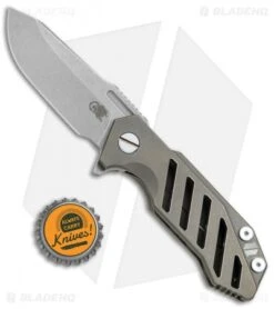Hinderer Knives Half Track Osseus Knife Bronze Ti (2.75" Working Finish) -Benchmadess Zone Hinderer Half Track Evolution Bronze Ti Working Finish BHQ 78108 jr bottlecap