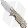 Hinderer Knives Half Track Tanto Knife Paw Engraved Bronze Ti (2.75" Stonewash) -Benchmadess Zone Hinderer Half Track Tanto Paw Engraved Bronze Ti SW BHQ 78112 jr