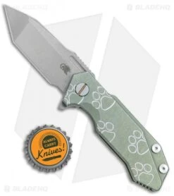 Hinderer Knives Half Track Tanto Knife Paw Green Ano Ti (2.75" Working) 9 Hinderer Knives Half Track Tanto Knife Paw Green Ano Ti (2.75" Working) -Benchmadess Zone Hinderer Half Track Tanto Paw Green Ano Working BHQ 78114 jr bottlecap