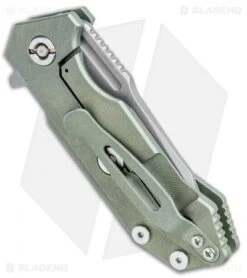 Hinderer Knives Half Track Tanto Knife Paw Green Ano Ti (2.75" Working) 8 Hinderer Knives Half Track Tanto Knife Paw Green Ano Ti (2.75" Working) -Benchmadess Zone Hinderer Half Track Tanto Paw Green Ano Working BHQ 78114 jr side