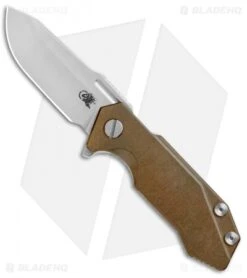Hinderer Knives Half Track Frame Lock Knife Bronze Titanium (2.75" Satin)