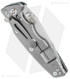 Hinderer Knives Eklipse Flipper Frame Lock Knife Black G-10 (3.5" Stonewash) -Benchmadess Zone Hinderer Knives Eklipse FL Black G 10 SW BHQ 25062 jr side