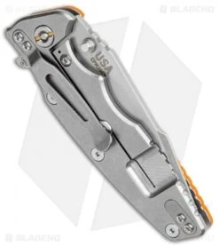 Hinderer Knives Eklipse Gen 6 Harpoon Spanto Knife Orange G10 (3.5" Stonewash) -Benchmadess Zone Hinderer Knives Eklipse Gen 2 Harpoon Spanto Orange G 10 SW BHQ 84805 jr side