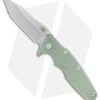 Hinderer Knives Eklipse Gen 2 Harpoon Knife Translucent Jade G-10 (3.5" SW)
