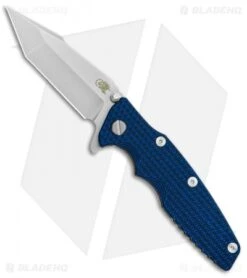Hinderer Knives Eklipse Flipper Knife Blue/Black G-10 Bronze (3.5" Stonewash)