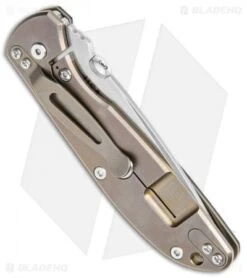 Hinderer Knives Firetac Recurve Frame Lock Black/Bronze (3.6" Stonewash) -Benchmadess Zone Hinderer Knives Firetac Recurve FL Black Bronze SW BHQ 121517 jr side