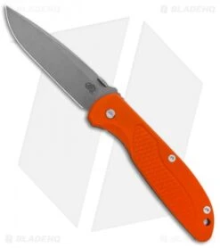 Hinderer Knives Firetac Spear Point Frame Lock Knife Orange G-10 (3.6" Working)