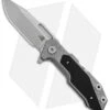 Hinderer Knives Full Track Spear Point Knife Black G-10/Ti (3.75" Stonewash)