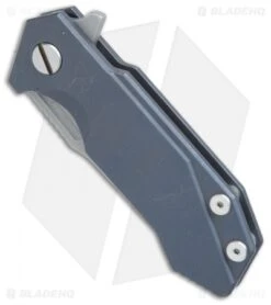 Hinderer Knives Half Track Frame Lock Knife Battle Blue Ti (2.75" Working) -Benchmadess Zone Hinderer Knives Half Track battle blue ti working BHQ 76267 er spine