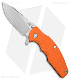 Hinderer Knives Jurassic Frame Lock Knife Orange G-10 SW Bronze (3.25" SW)