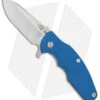 Hinderer Knives Jurassic Frame Lock Knife Textured Blue (3.5" SW)